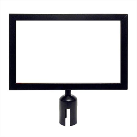 Roomfactory 17 x 11 in. Sign Mount with Landscape Sign Frame - Black Finish RO2677513